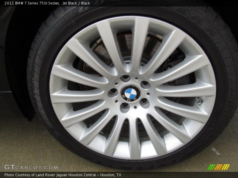 Jet Black / Black 2012 BMW 7 Series 750i Sedan