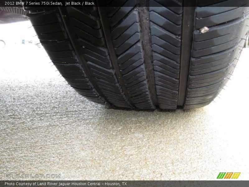 Jet Black / Black 2012 BMW 7 Series 750i Sedan