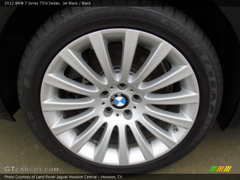 Jet Black / Black 2012 BMW 7 Series 750i Sedan