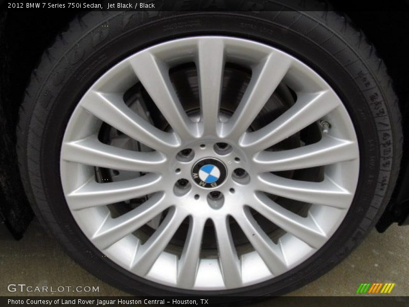 Jet Black / Black 2012 BMW 7 Series 750i Sedan