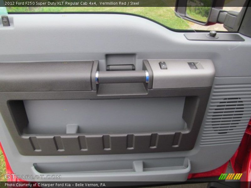 Vermillion Red / Steel 2012 Ford F250 Super Duty XLT Regular Cab 4x4