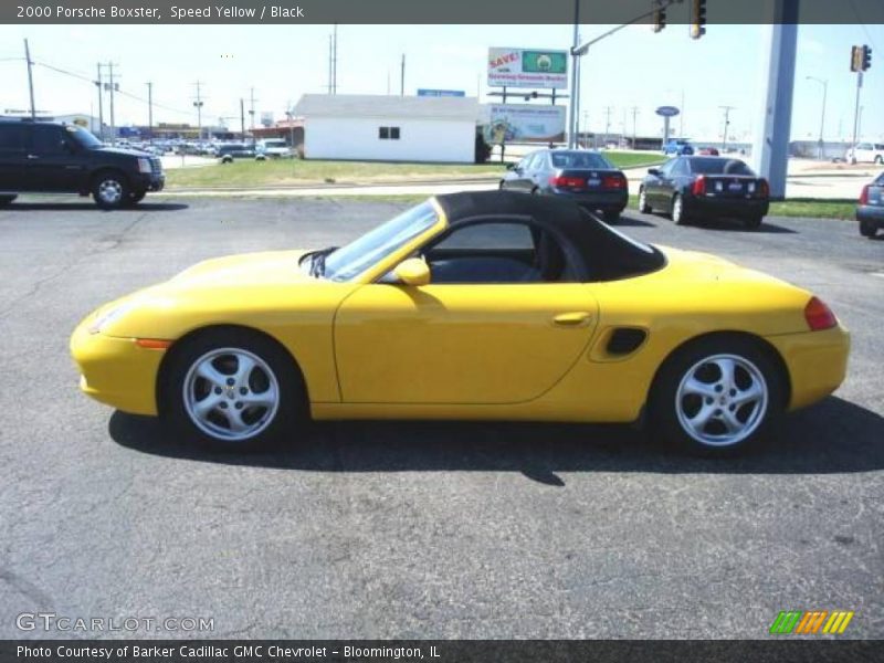 Speed Yellow / Black 2000 Porsche Boxster