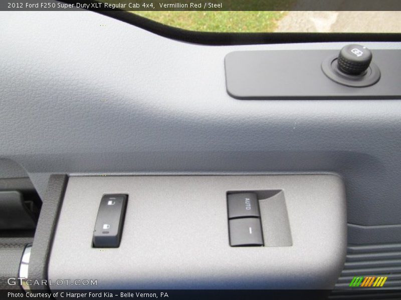 Vermillion Red / Steel 2012 Ford F250 Super Duty XLT Regular Cab 4x4