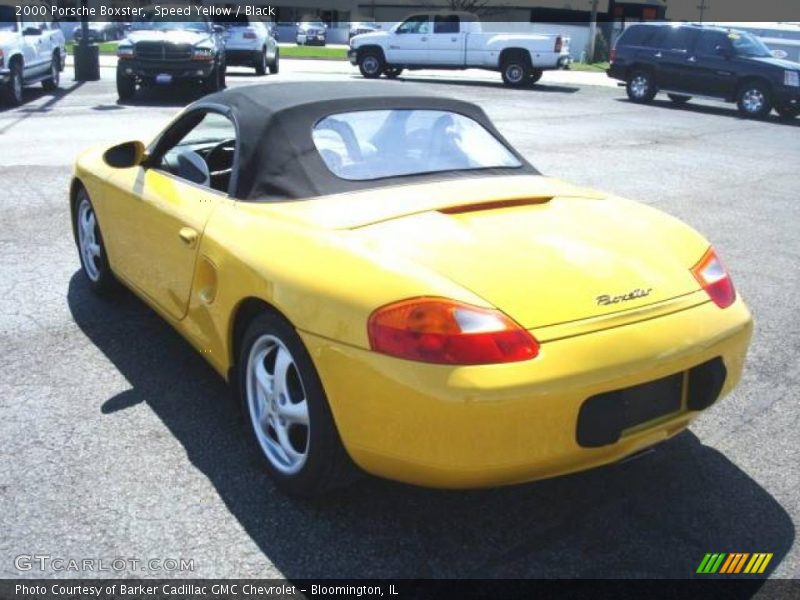Speed Yellow / Black 2000 Porsche Boxster