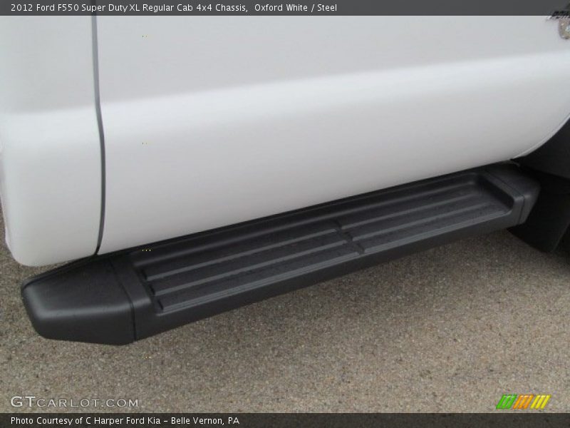 Oxford White / Steel 2012 Ford F550 Super Duty XL Regular Cab 4x4 Chassis