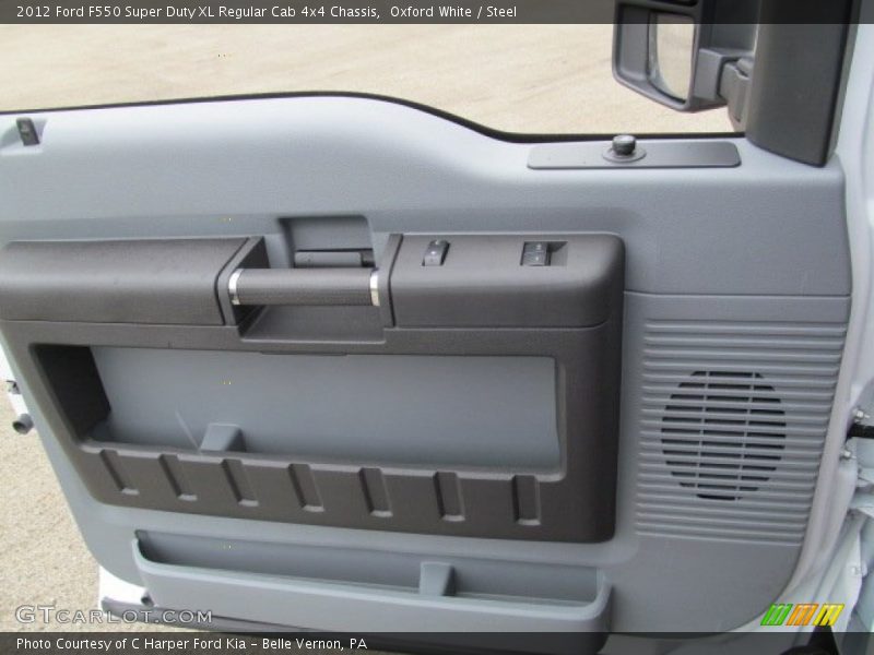 Oxford White / Steel 2012 Ford F550 Super Duty XL Regular Cab 4x4 Chassis