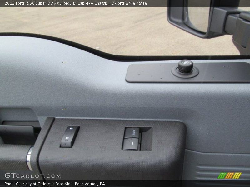Oxford White / Steel 2012 Ford F550 Super Duty XL Regular Cab 4x4 Chassis