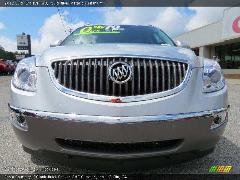 Quicksilver Metallic / Titanium 2012 Buick Enclave FWD