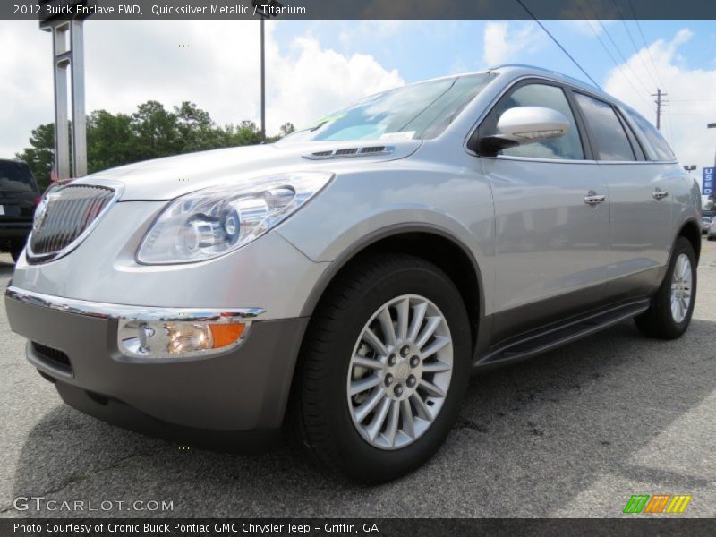 Quicksilver Metallic / Titanium 2012 Buick Enclave FWD