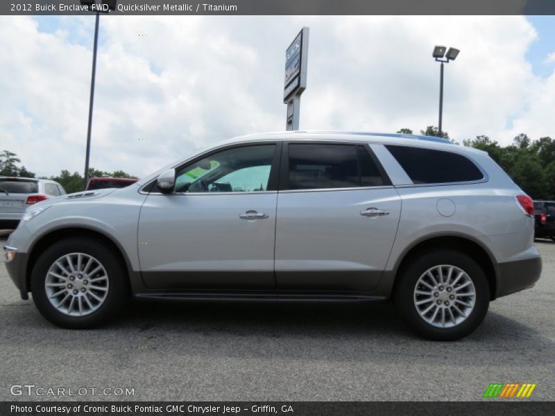 Quicksilver Metallic / Titanium 2012 Buick Enclave FWD