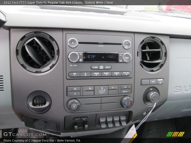 Oxford White / Steel 2012 Ford F550 Super Duty XL Regular Cab 4x4 Chassis