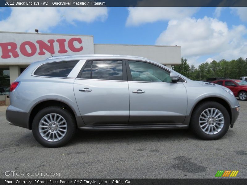 Quicksilver Metallic / Titanium 2012 Buick Enclave FWD