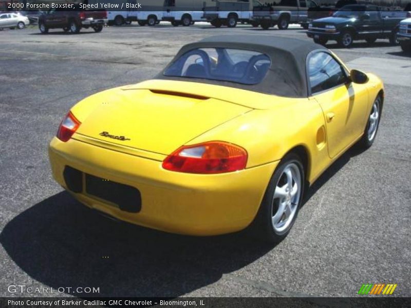 Speed Yellow / Black 2000 Porsche Boxster