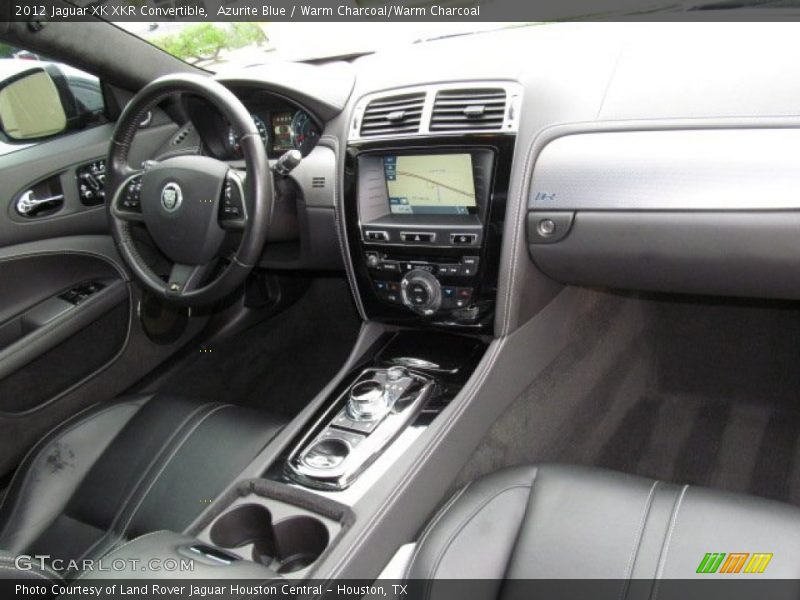 Azurite Blue / Warm Charcoal/Warm Charcoal 2012 Jaguar XK XKR Convertible