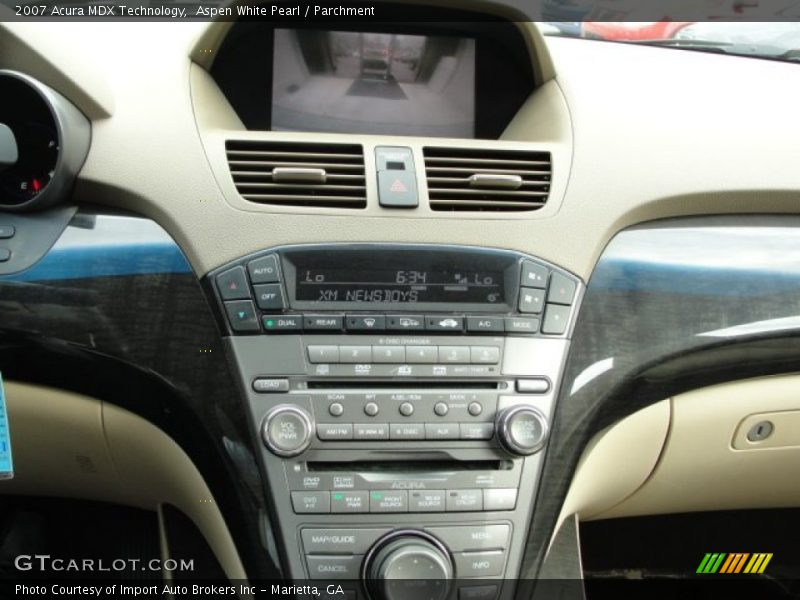 Aspen White Pearl / Parchment 2007 Acura MDX Technology