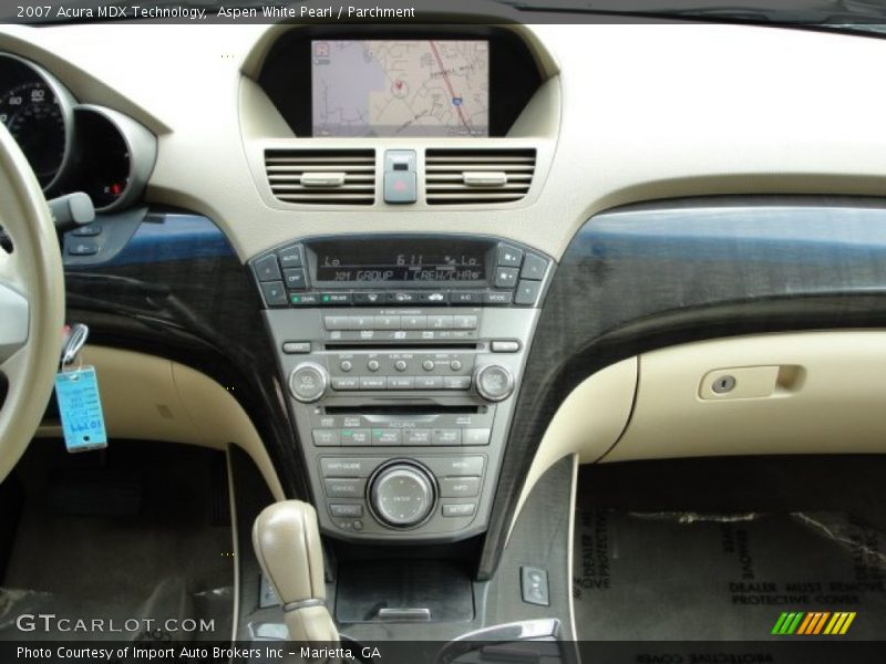 Aspen White Pearl / Parchment 2007 Acura MDX Technology
