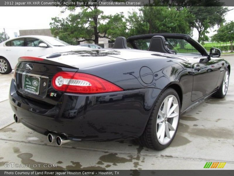 Azurite Blue / Warm Charcoal/Warm Charcoal 2012 Jaguar XK XKR Convertible