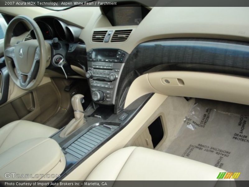 Aspen White Pearl / Parchment 2007 Acura MDX Technology