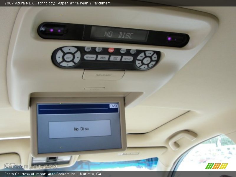 Aspen White Pearl / Parchment 2007 Acura MDX Technology