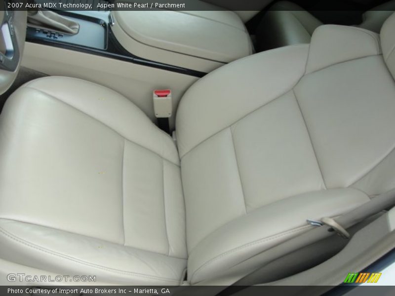 Aspen White Pearl / Parchment 2007 Acura MDX Technology