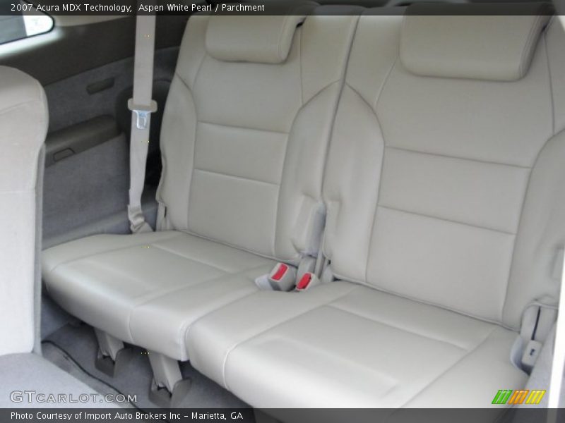 Aspen White Pearl / Parchment 2007 Acura MDX Technology