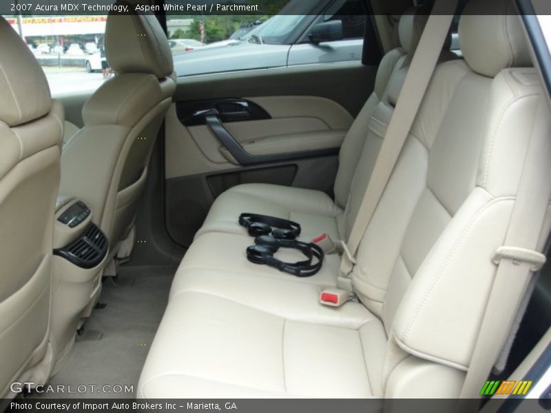 Aspen White Pearl / Parchment 2007 Acura MDX Technology
