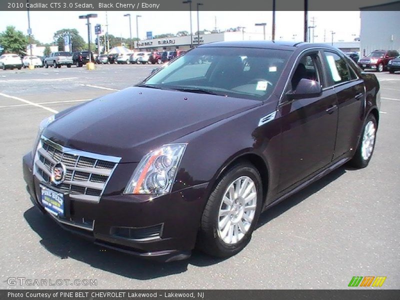 Black Cherry / Ebony 2010 Cadillac CTS 3.0 Sedan