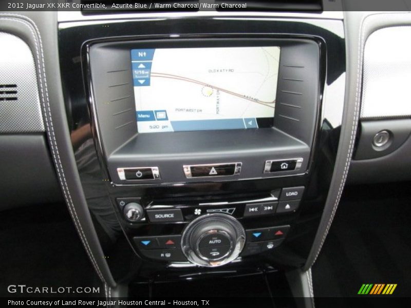 Azurite Blue / Warm Charcoal/Warm Charcoal 2012 Jaguar XK XKR Convertible