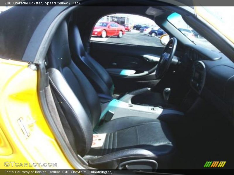 Speed Yellow / Black 2000 Porsche Boxster
