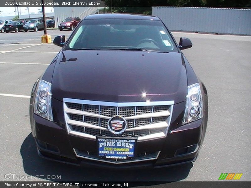 Black Cherry / Ebony 2010 Cadillac CTS 3.0 Sedan