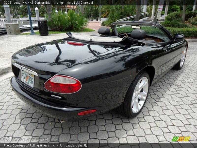 Midnight Metallic / Charcoal 2003 Jaguar XK XK8 Convertible