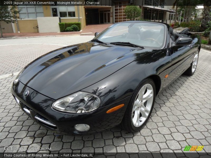 Front 3/4 View of 2003 XK XK8 Convertible