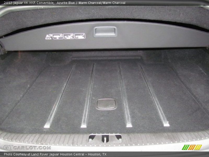 Azurite Blue / Warm Charcoal/Warm Charcoal 2012 Jaguar XK XKR Convertible