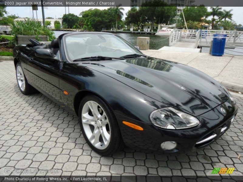 Front 3/4 View of 2003 XK XK8 Convertible