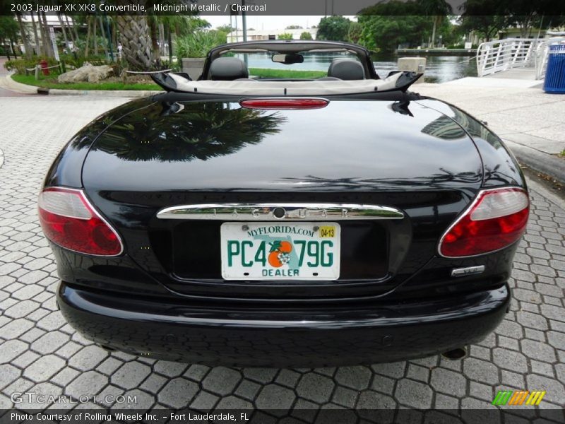 Midnight Metallic / Charcoal 2003 Jaguar XK XK8 Convertible