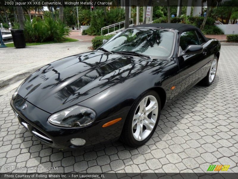 Midnight Metallic / Charcoal 2003 Jaguar XK XK8 Convertible