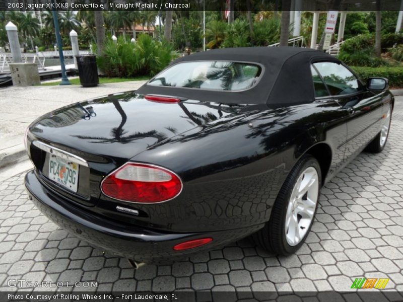 Midnight Metallic / Charcoal 2003 Jaguar XK XK8 Convertible