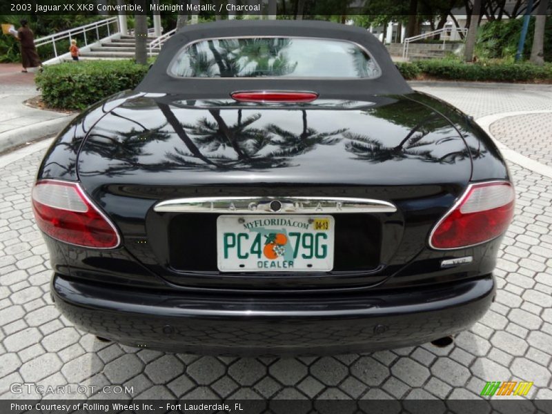 Midnight Metallic / Charcoal 2003 Jaguar XK XK8 Convertible