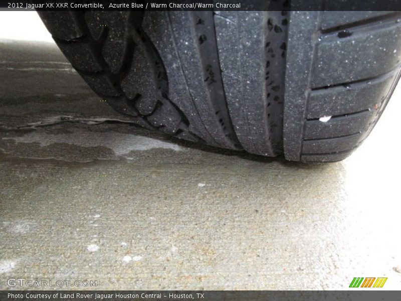 Azurite Blue / Warm Charcoal/Warm Charcoal 2012 Jaguar XK XKR Convertible