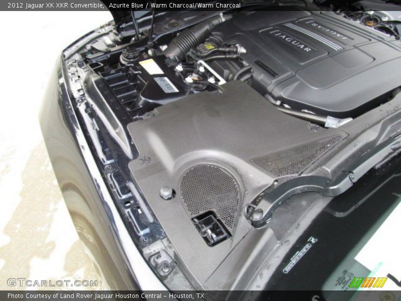 Azurite Blue / Warm Charcoal/Warm Charcoal 2012 Jaguar XK XKR Convertible