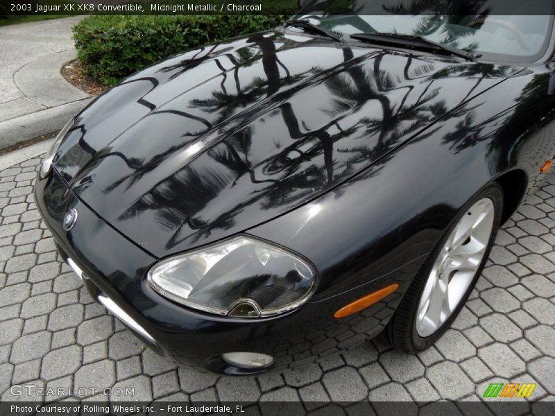 Midnight Metallic / Charcoal 2003 Jaguar XK XK8 Convertible