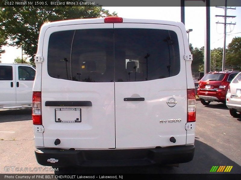 Blizzard White / Charcoal 2012 Nissan NV 1500 S