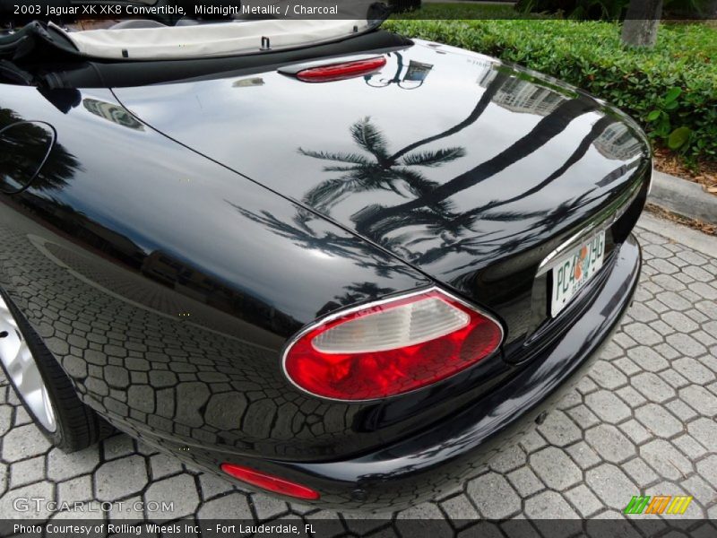 Midnight Metallic / Charcoal 2003 Jaguar XK XK8 Convertible