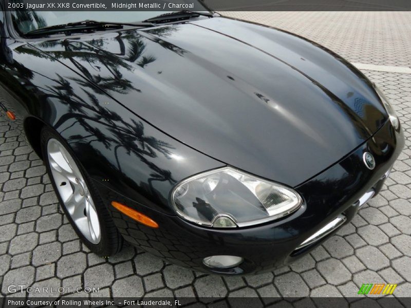 Midnight Metallic / Charcoal 2003 Jaguar XK XK8 Convertible