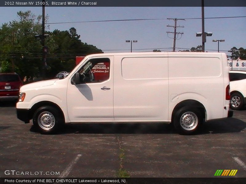 Blizzard White / Charcoal 2012 Nissan NV 1500 S