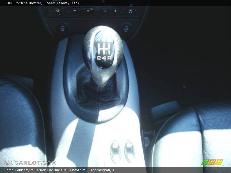 Speed Yellow / Black 2000 Porsche Boxster