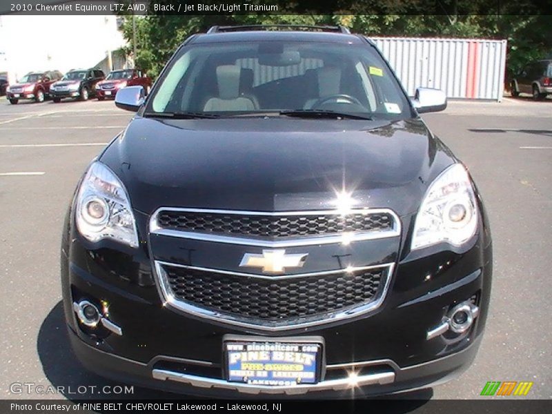 Black / Jet Black/Light Titanium 2010 Chevrolet Equinox LTZ AWD