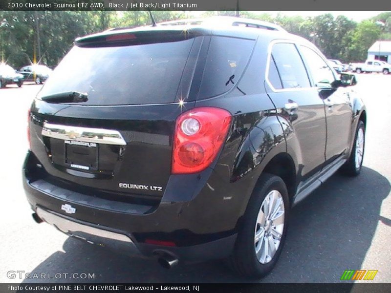 Black / Jet Black/Light Titanium 2010 Chevrolet Equinox LTZ AWD