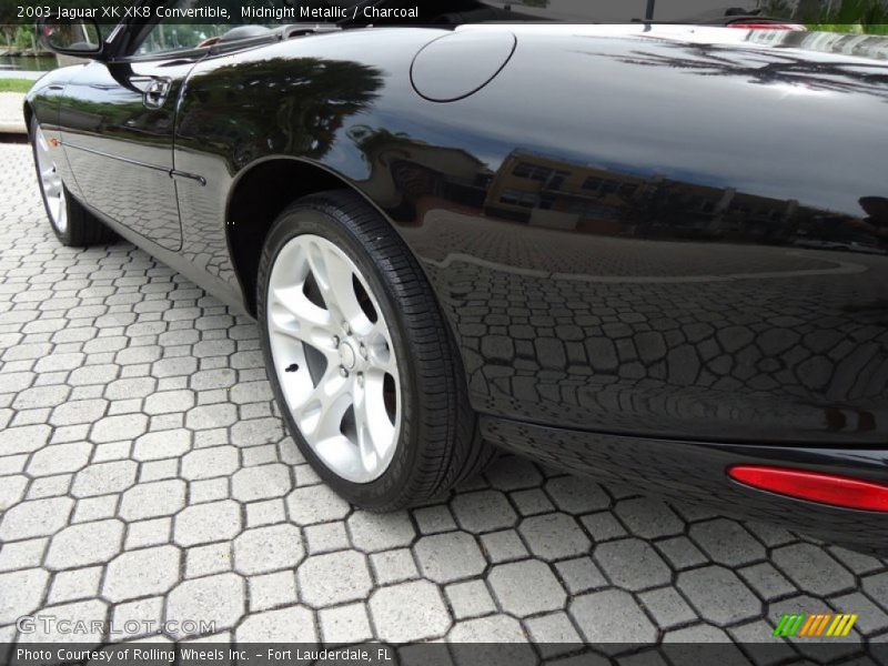 Midnight Metallic / Charcoal 2003 Jaguar XK XK8 Convertible