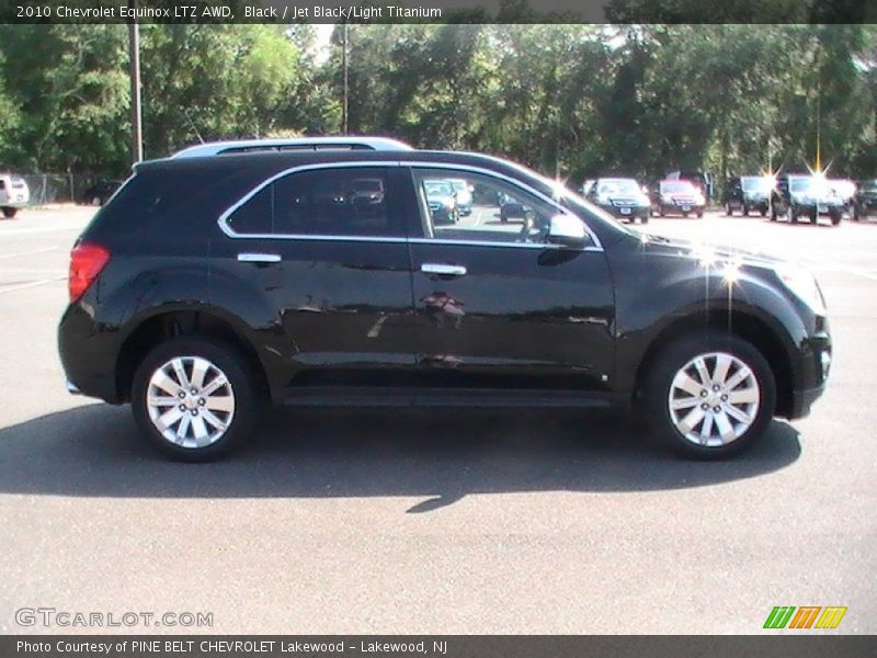 Black / Jet Black/Light Titanium 2010 Chevrolet Equinox LTZ AWD